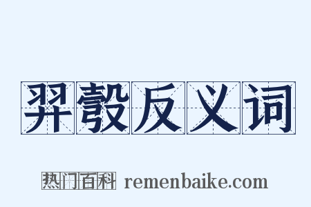 羿彀反义词是什么意思的图片